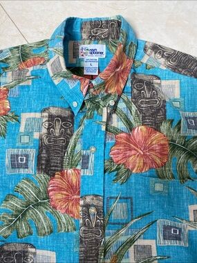 Vtg Reyn Spooner Hawaiian Shirt, Made in Hawaii Large